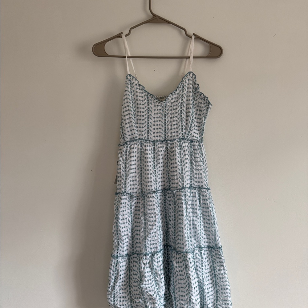 Jessica Simpson Blue Patterned Dress